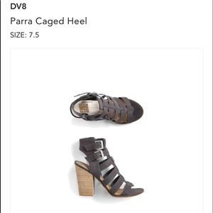 NEVER WORN - DV8 - Parra Caged Heel